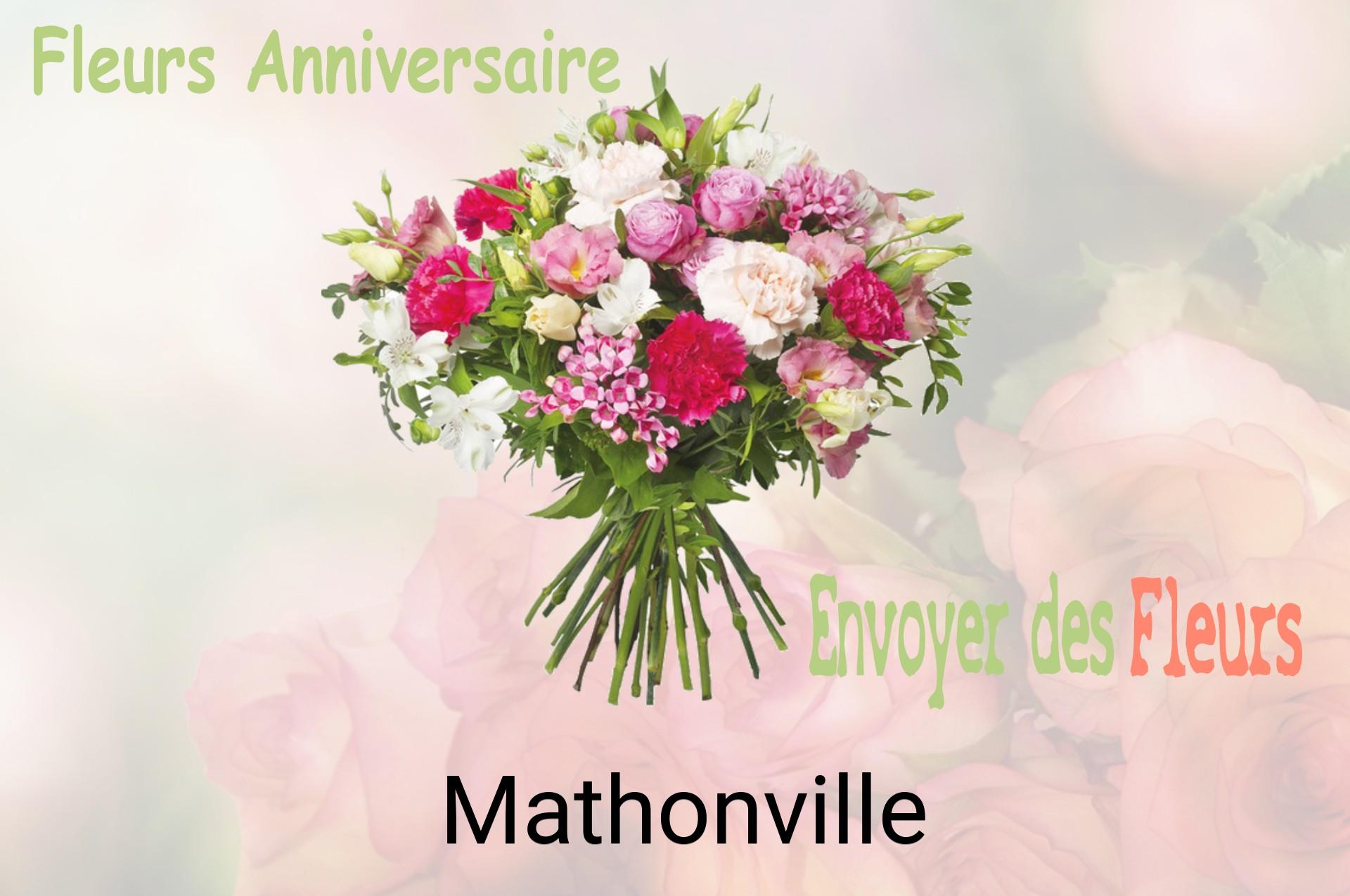 Bouquet de fleurs d’anniversaire livré à Mathonville